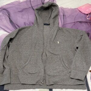 Polo by Ralph Lauren Gray Hoodie Jacket